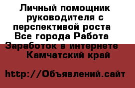 Личный помощник руководителя с перспективой роста - Все города Работа » Заработок в интернете   . Камчатский край